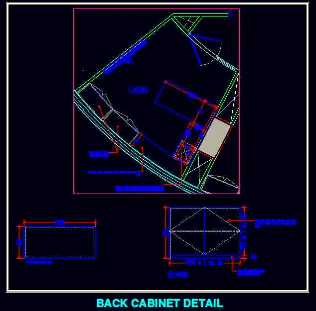 Office Storage Design Free DWG with Adjustable Shelves